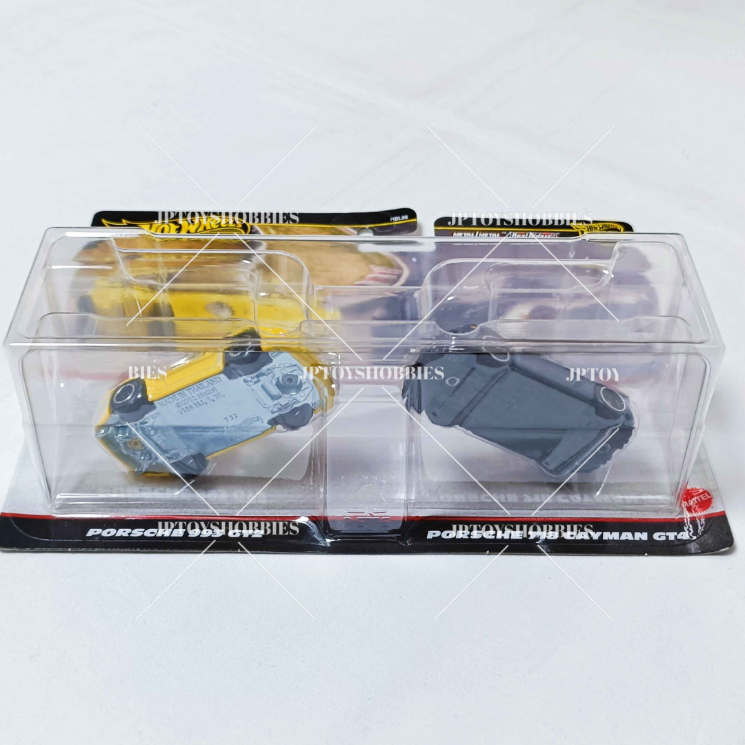 Hot Wheels 2 Pack Porsche 993 GT2 Porsche 718 Cayman GT4【H2P018】
