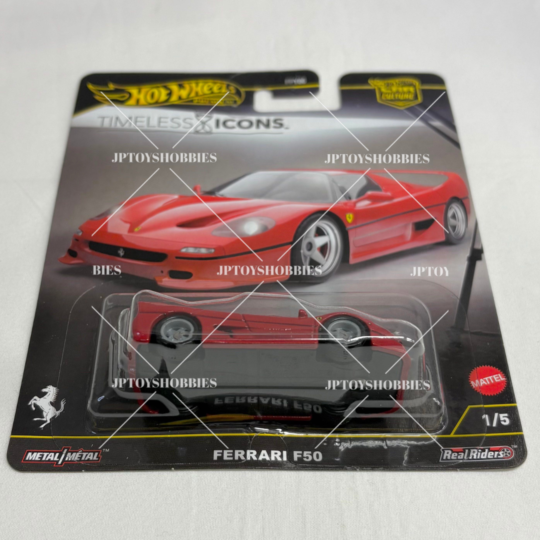 Hot Wheels Premium Car Culture Timeless Icons Ferrari F50【HTI001】