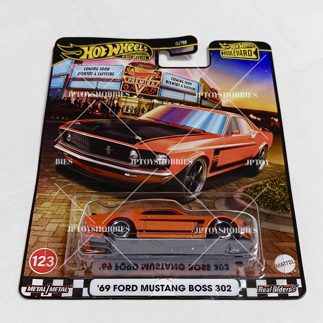 Hot Wheels Premium Boulevard '69 Ford Mustang Boss 302【HBV037】
