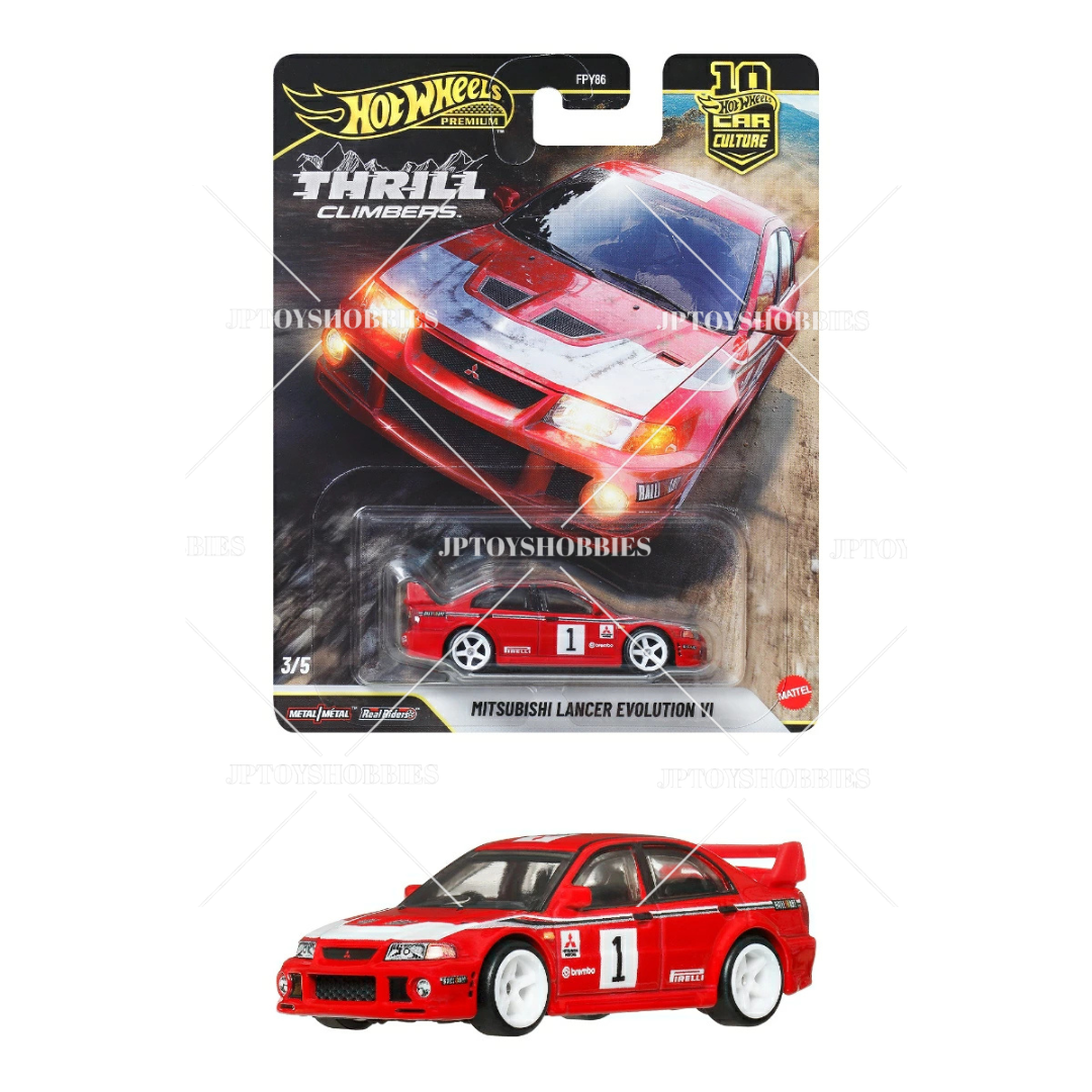 Hot Wheels Car Culture Thrill Climbers Mitsubishi Lancer Evolution VI【HTC002】