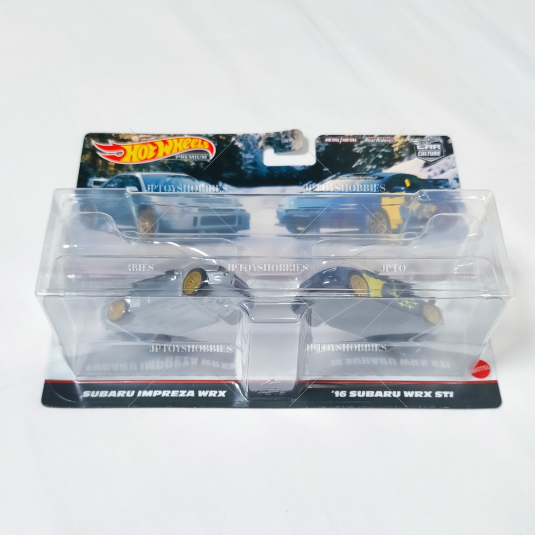 Hot Wheels Premium 2 Pack SUBARU IMPREZA WRX / ’16 SUBARU WRX STI【H2P005】