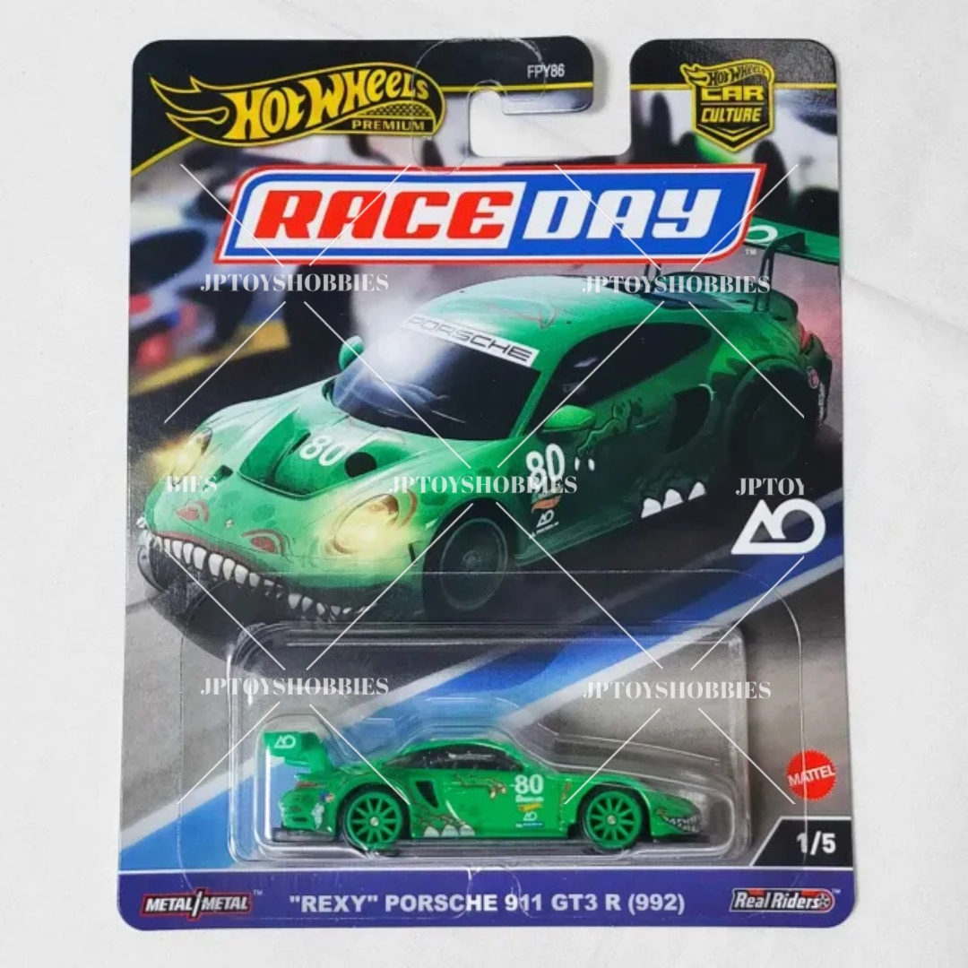 Hot Wheels Premium Car Culture Race Day Rexy Porsche 911 GT3 R 992【HRD001】