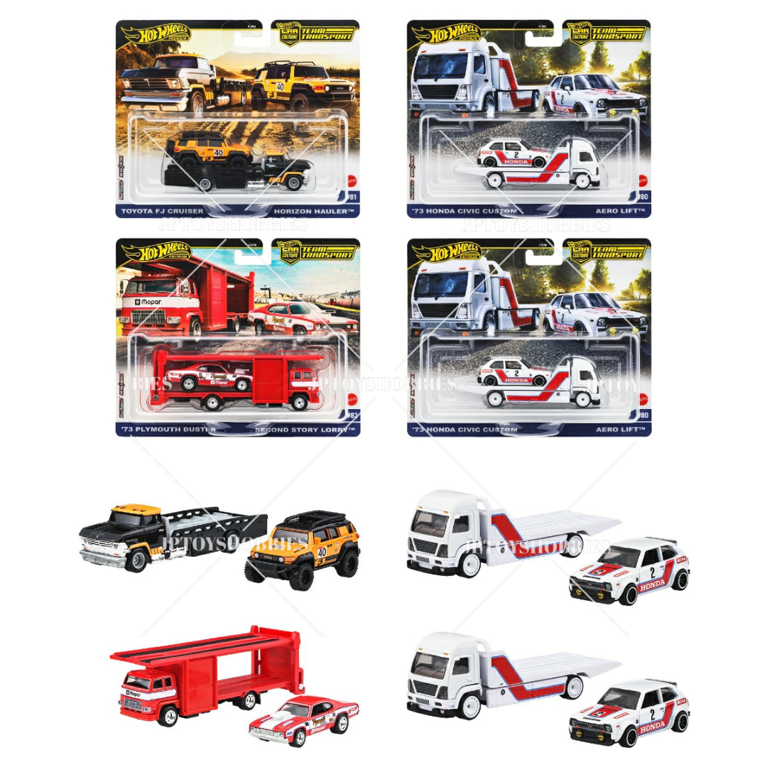 PSL 2025 Hot Wheels Team Transport Mix G Set of 4【HTP009