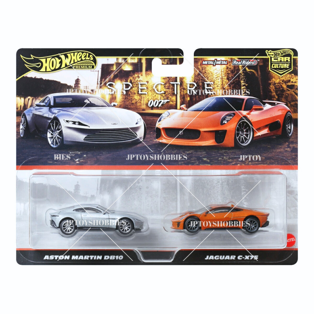 PSL 2025 Hot Wheels Premium Car Culture 2 Pack Aston Martin DB10 / Jaguar C-X75【H2P028】