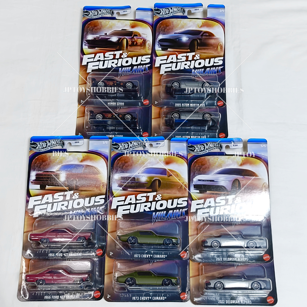 Hot Wheels Fast & Furious Theme Assortment Villains set