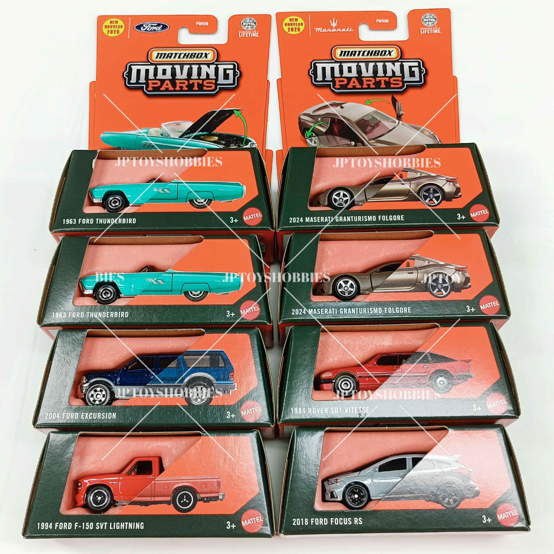 Matchbox Moving Parts Assortment - Set of 8 / FWD28-985G