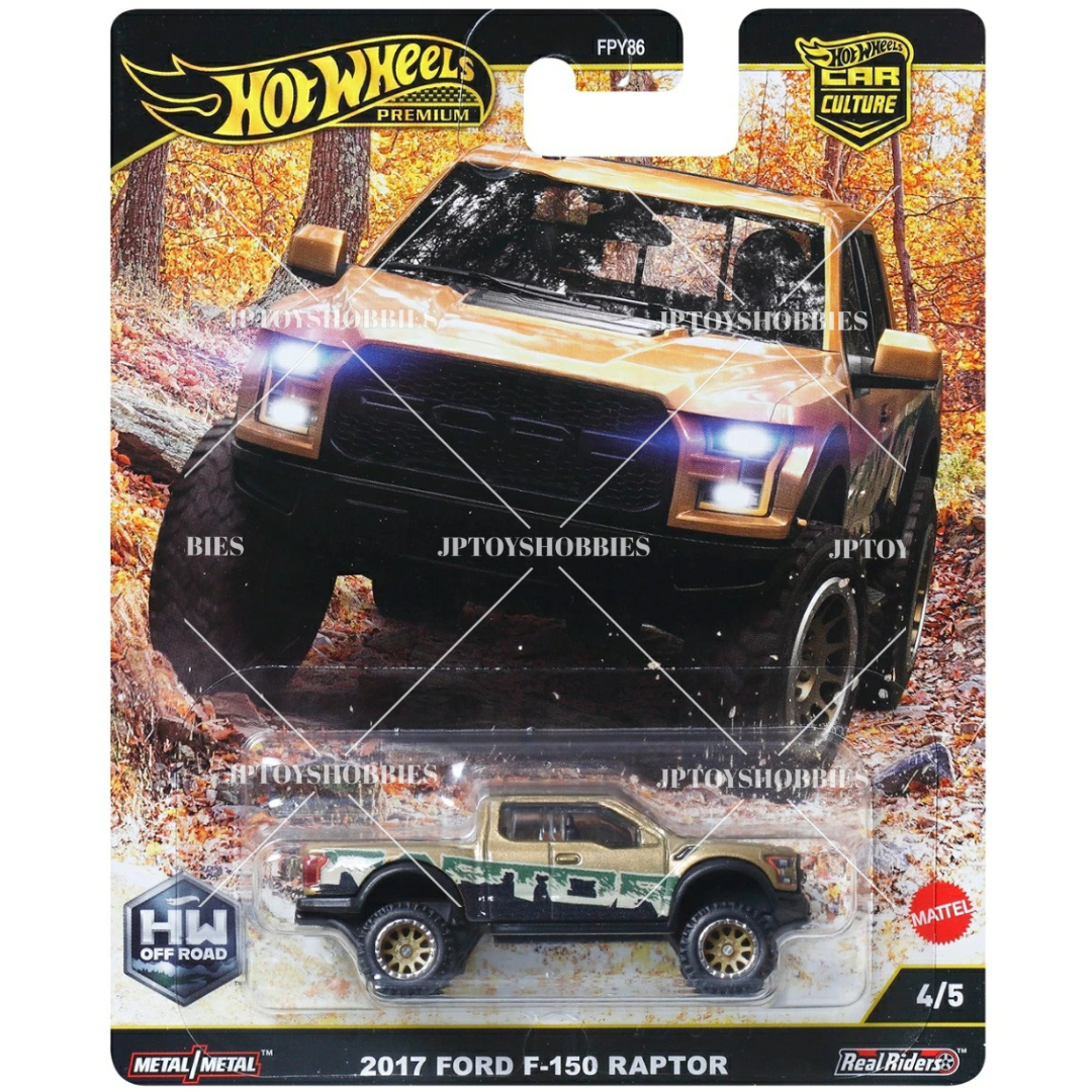 PSL 2025 Hot Wheels Premium Car Culture Off Road Mix - Complete Set of 5