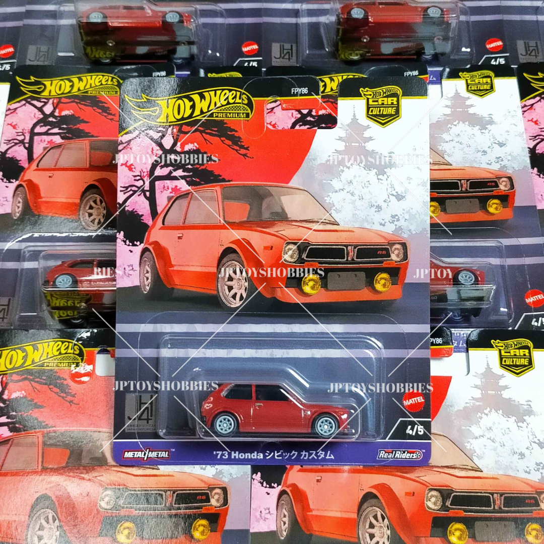 Hot Wheels Car Culture Japan Historics 4 ’73 HONDA CIVIC CUSTOM【HJH004】