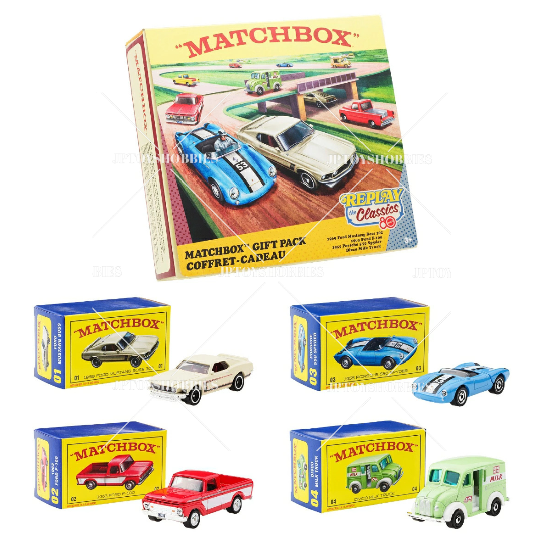 PSL 2025 Matchbox Mattel 80th Anniversary 4 Pack【MBX029