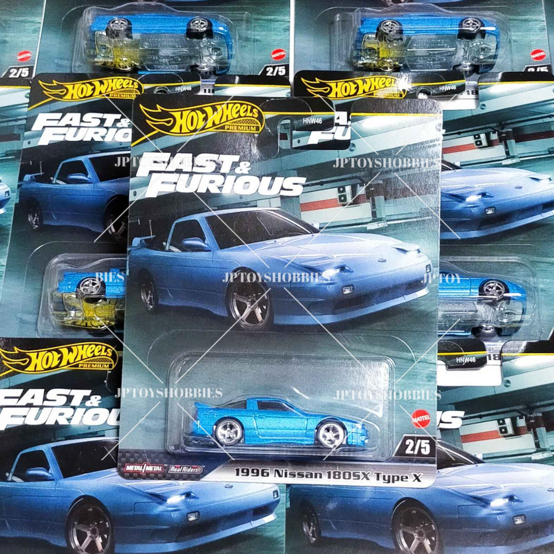 Hot Wheels Premium FAST & FURIOUS 1996 Nissan 180SX Type X【HFF020】