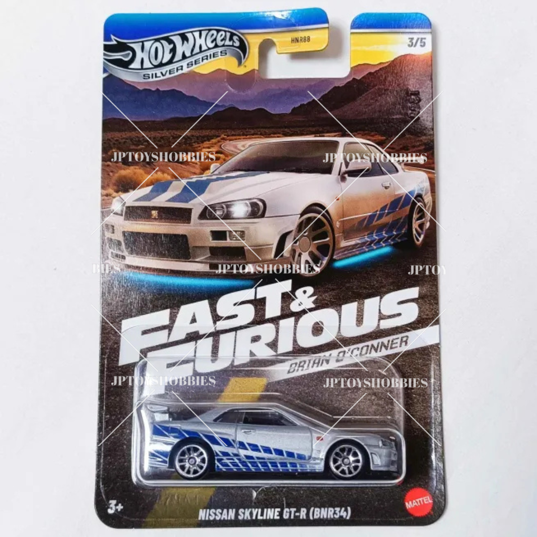 Hot Wheels Fast & Furious Theme Assortment Brian O'Conner set (10pcs)【HWZ016】