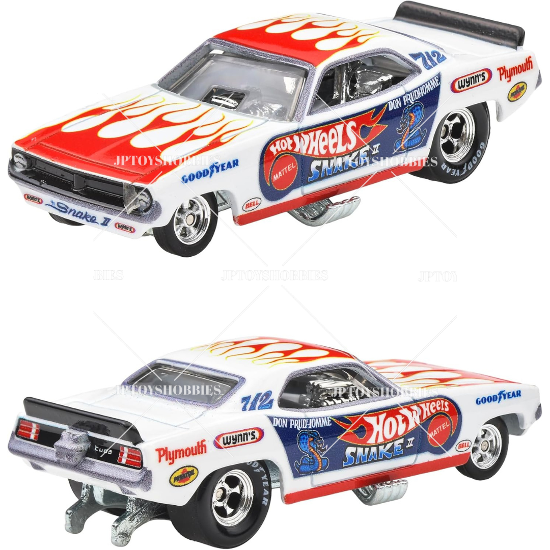 PSL 2025 Hot Wheels Premium Car Culture 2 Pack '72 Plymouth Cuda FC /Rob 'N Pinks【H2P025】