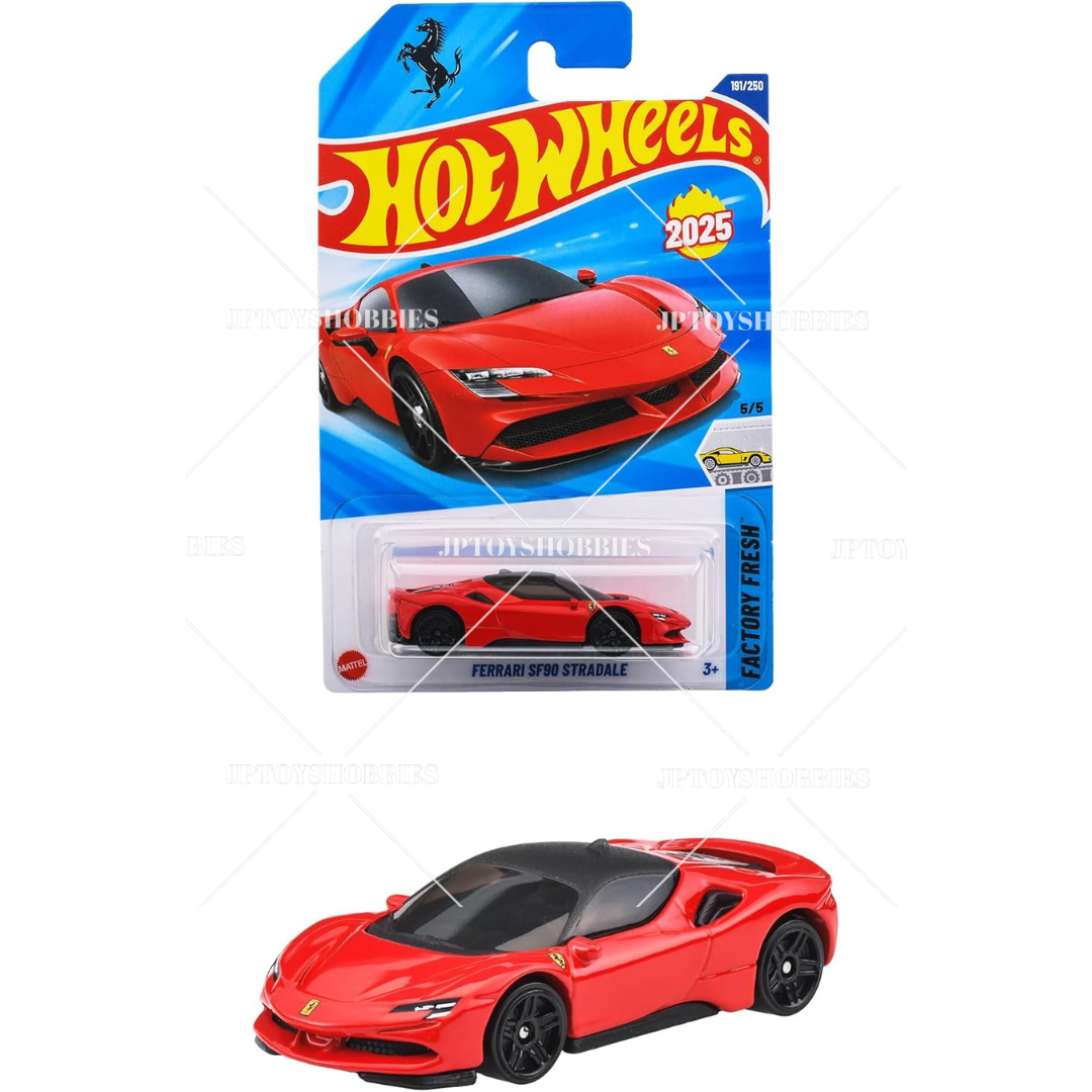 PSL 2025 Hot Wheels Ferrari SF90 Stradale - Lot of 12【HWB057】
