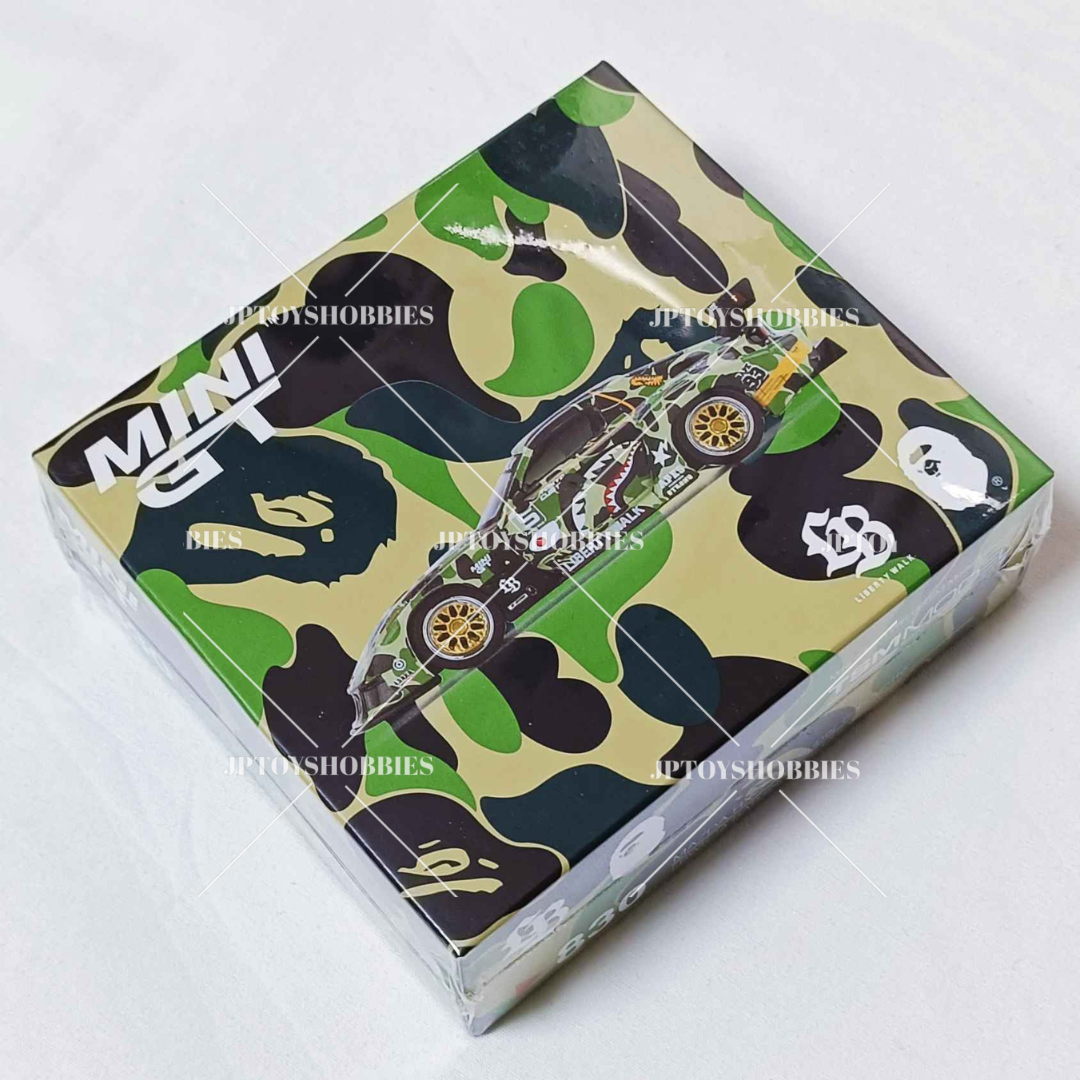 MINI GT × BAPE × LBWK Mazda RX-7 LB Super Silhouette【MGL002】