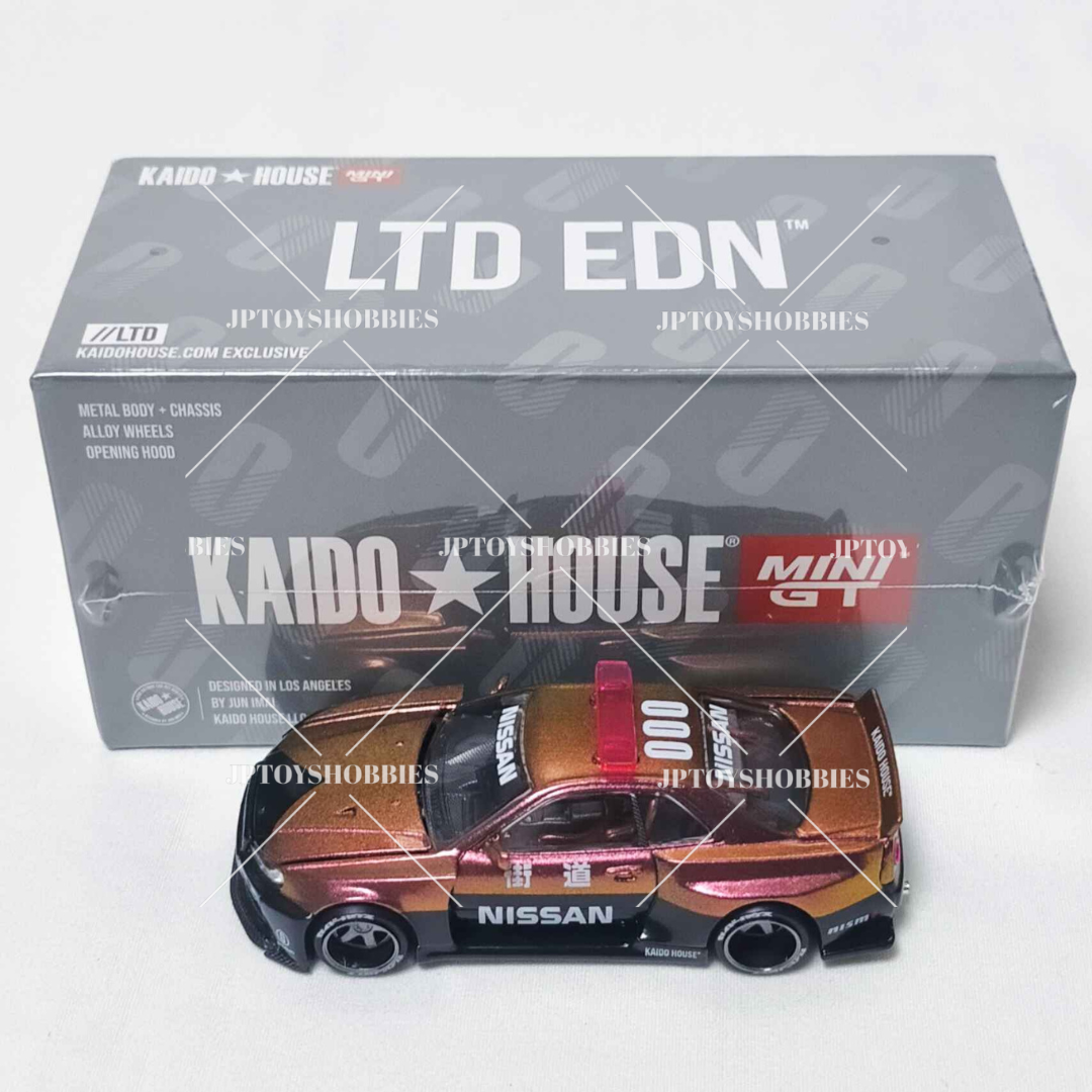 Kaido House Mini GT Nissan GT-R R34 Kaido Works V2 Aero Police TOKYO EXCLUSIVE【KHL001】