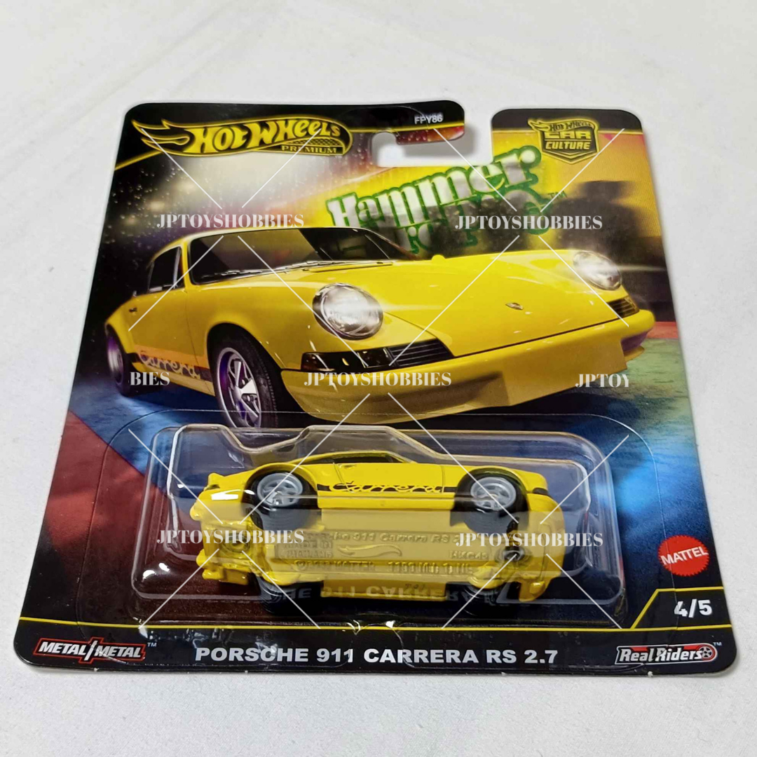 Hot Wheels Premium Hammer Drop Porsche 911 Carrera RS 2.7 【HHD003】