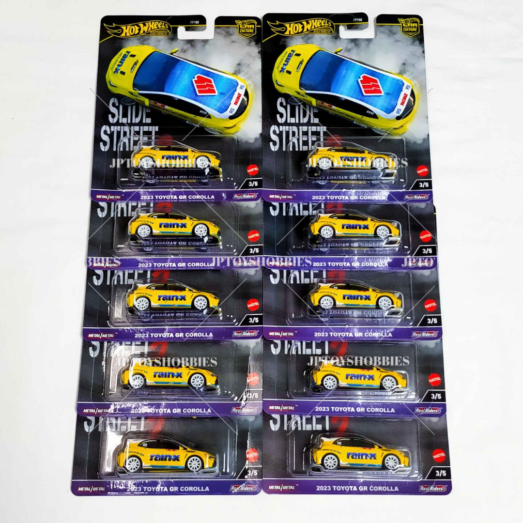 Hot Wheels Car Culture Slide Street 2023 Toyota GR Corolla【HSS001】