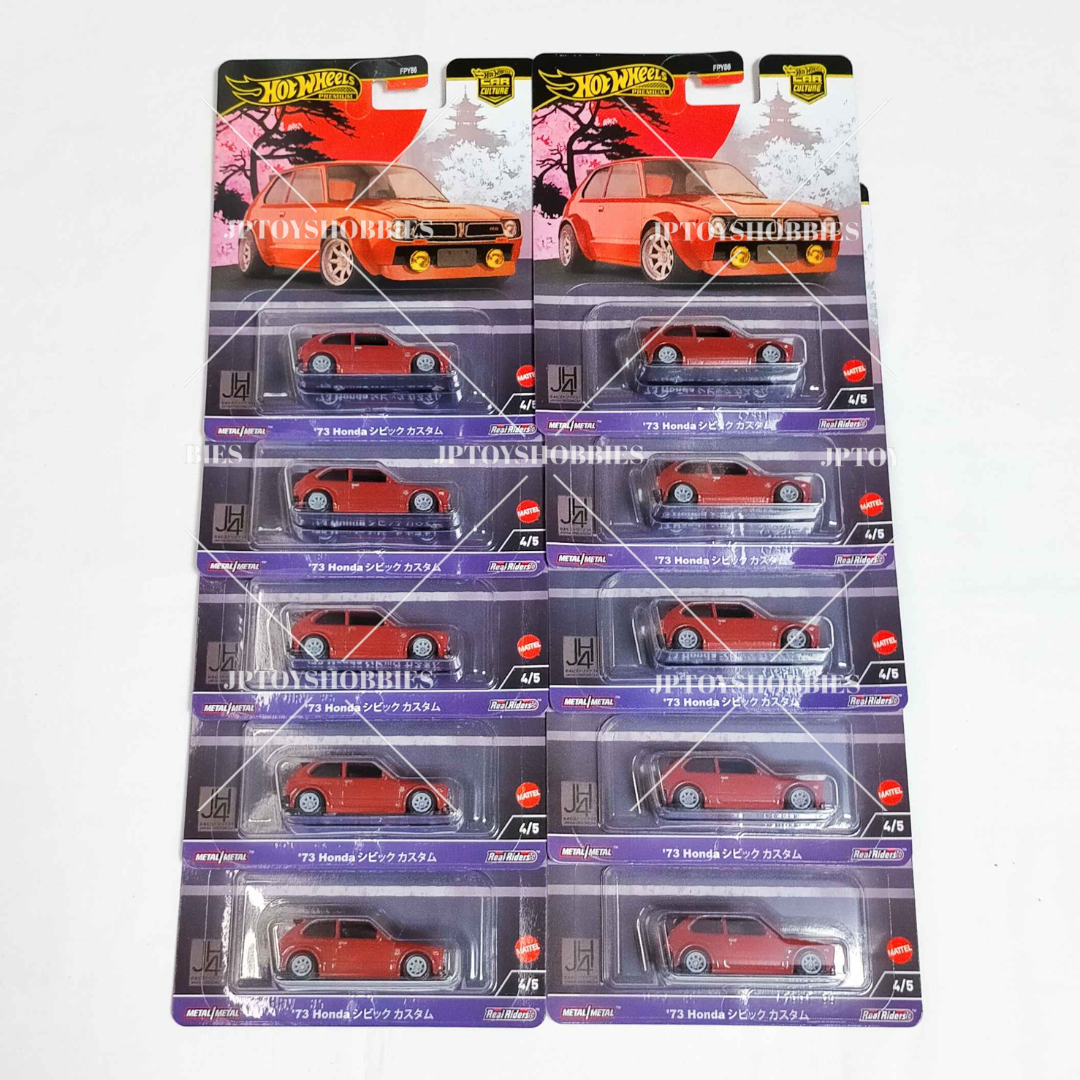 Hot Wheels Car Culture Japan Historics 4 ’73 HONDA CIVIC CUSTOM【HJH004】