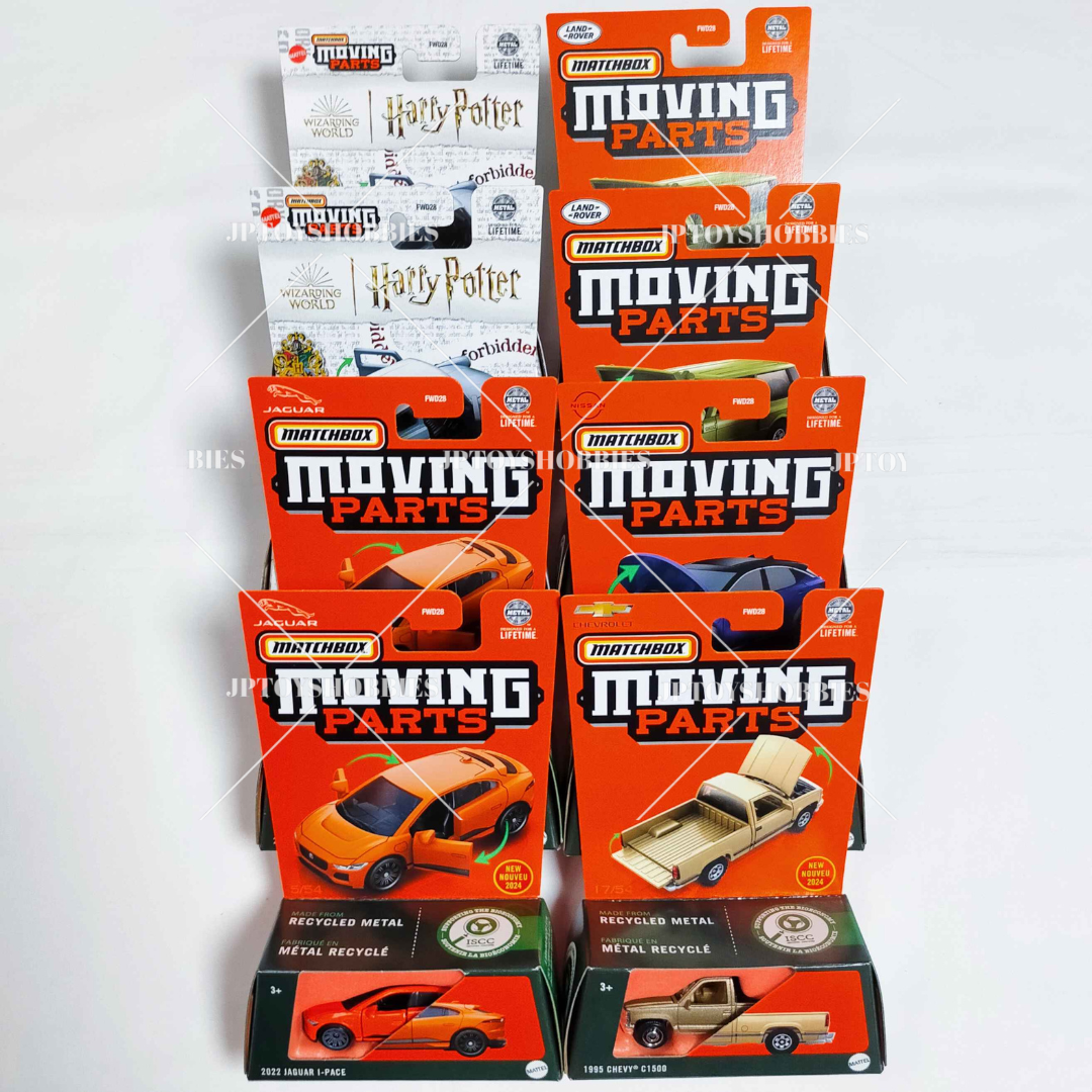 Matchbox Moving Parts Assortment - Set of 8 【MBX002】