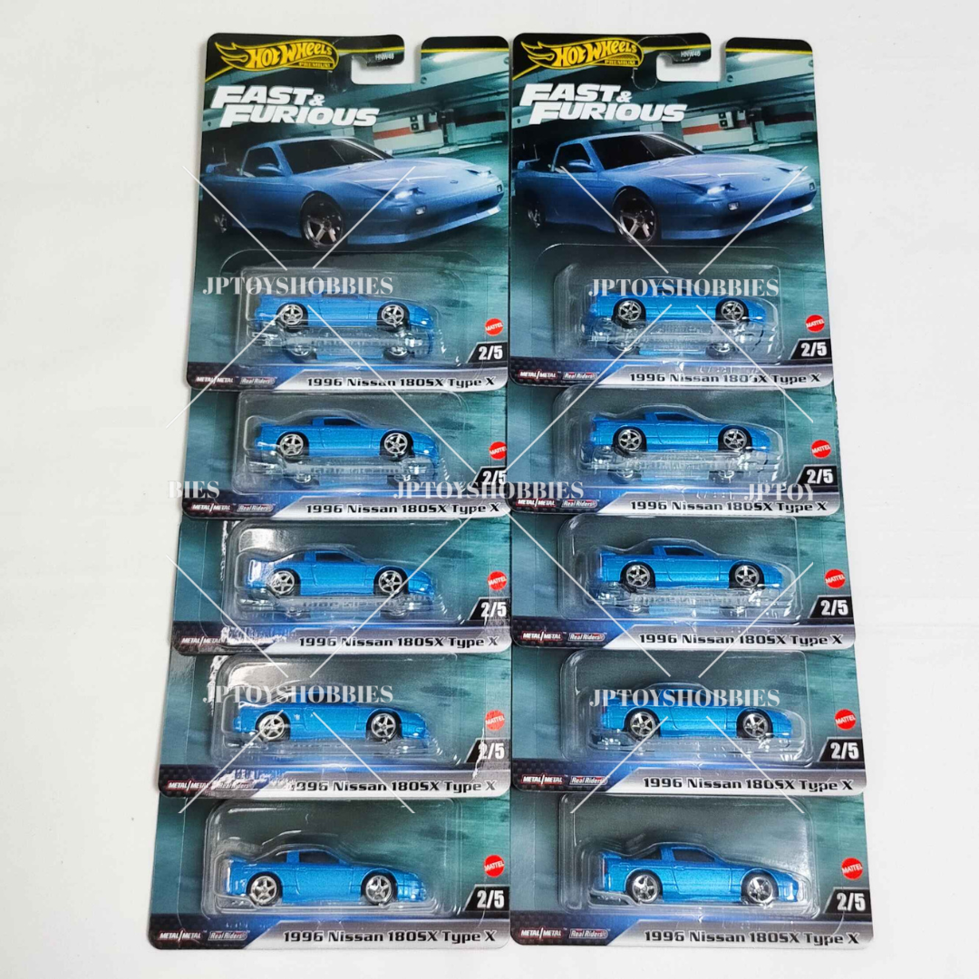 Hot Wheels Premium FAST & FURIOUS 1996 Nissan 180SX Type X【HFF020】