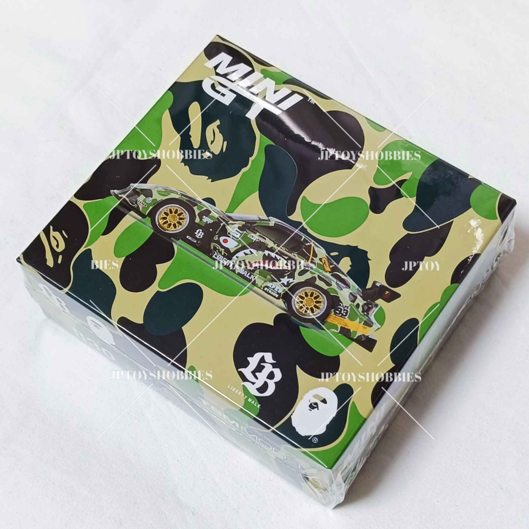 MINI GT × BAPE × LBWK Mazda RX-7 LB Super Silhouette【MGL002】