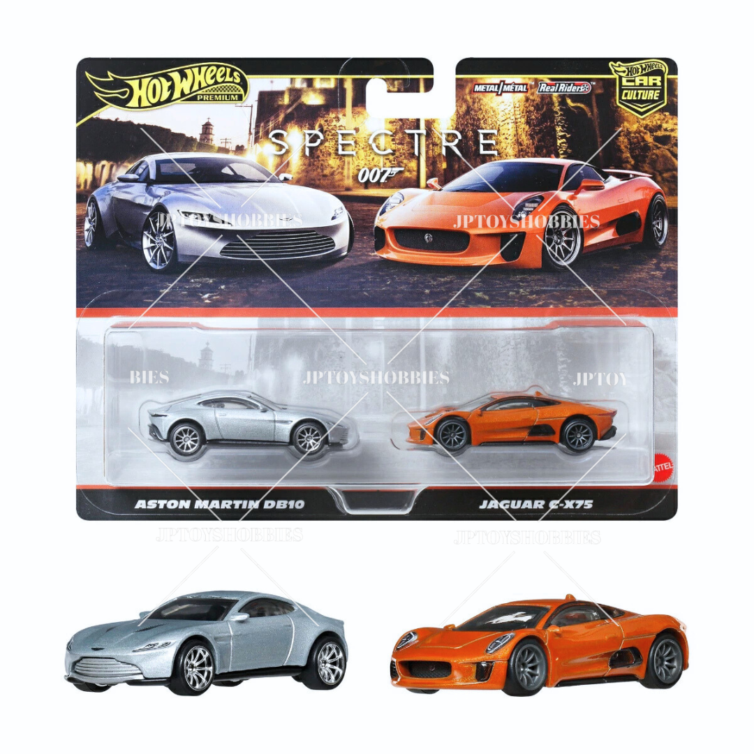 PSL 2025 Hot Wheels Premium Car Culture 2 Pack Aston Martin DB10 / Jaguar C-X75【H2P028】