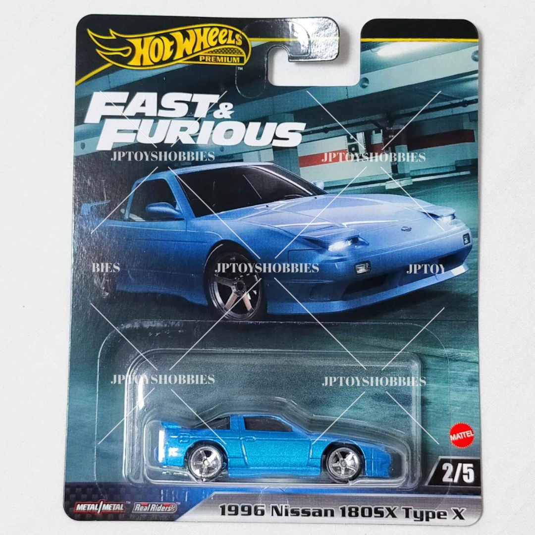 Hot Wheels Premium FAST & FURIOUS 1996 Nissan 180SX Type X【HFF020】
