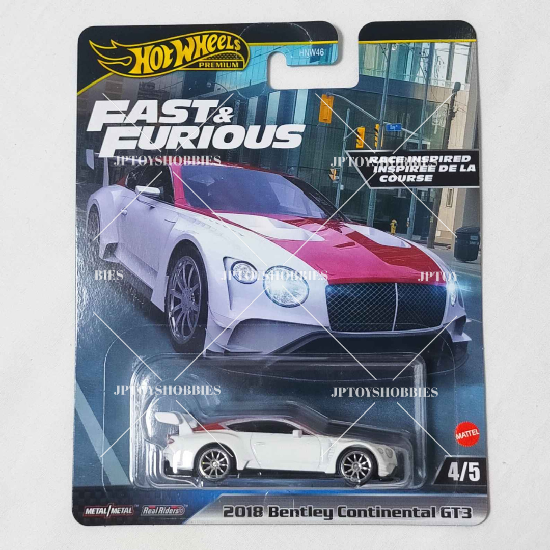 Hot Wheels FAST & FURIOUS 2018 Bentley Continental GT3【HFF018】