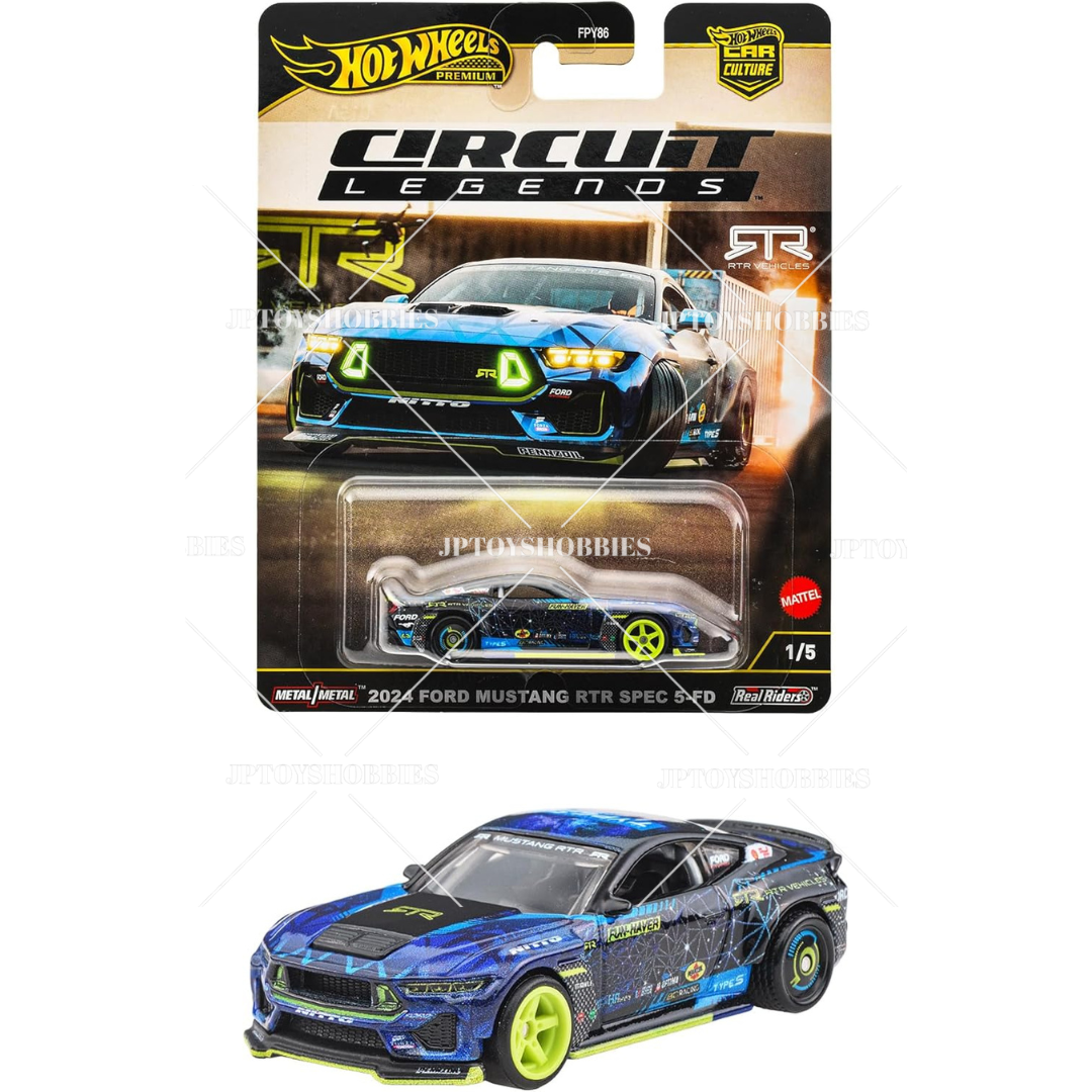 PSL 2025 Hot Wheels Premium Car Culture Circuit Legends 2024 Ford Mustang RTR Spec 5-FD【HCL001】