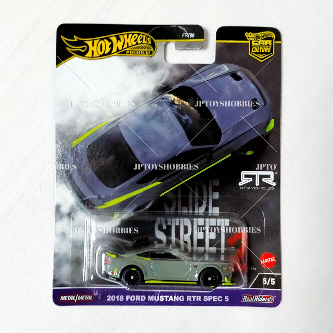 Hot Wheels Car Culture Slide Street 2018 Ford Mustang RTR Spec 5【HSS003】