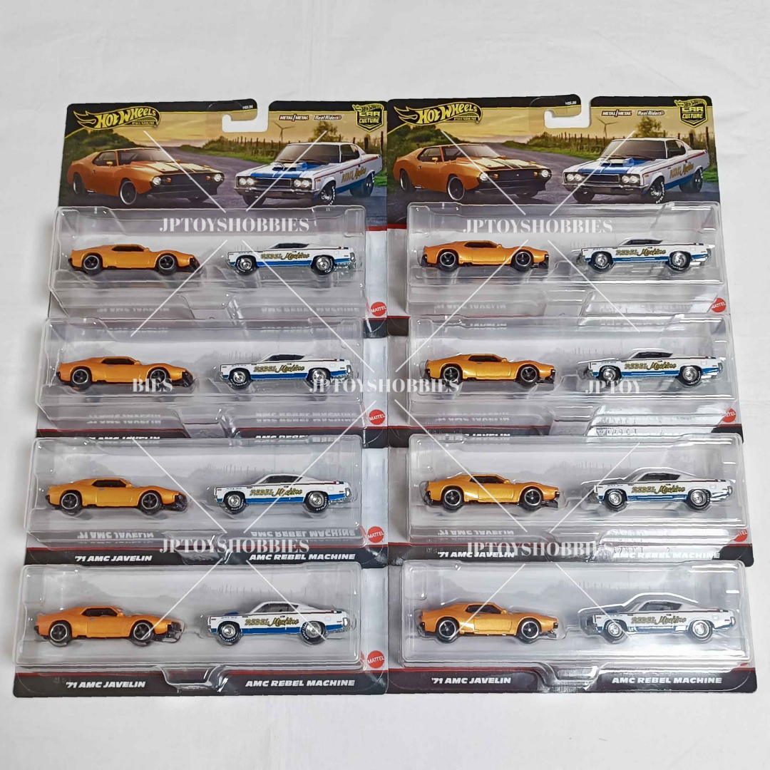 Hot Wheels 2 Pack '71 AMC Javelin / AMC Rebel Machine【H2P019】