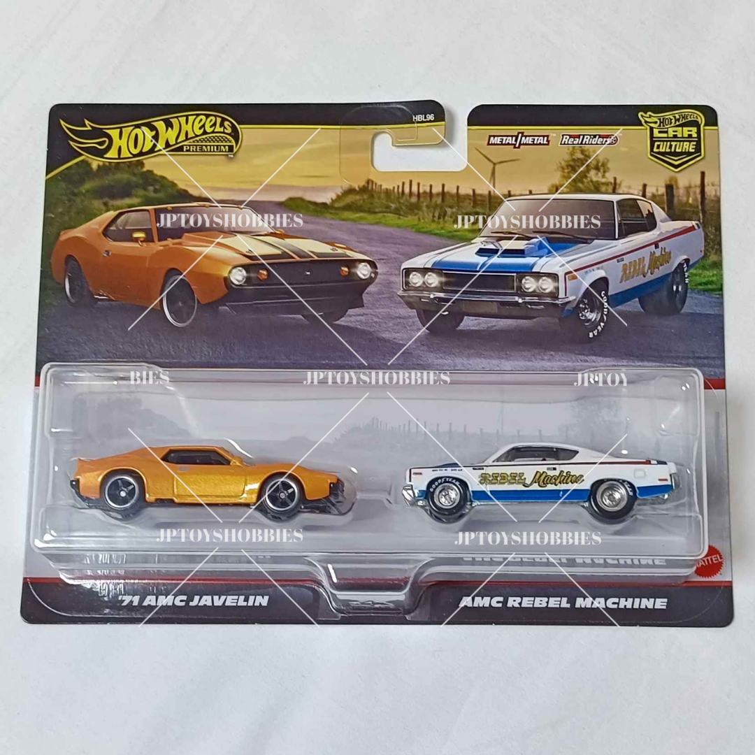 Hot Wheels 2 Pack '71 AMC Javelin / AMC Rebel Machine【H2P019】