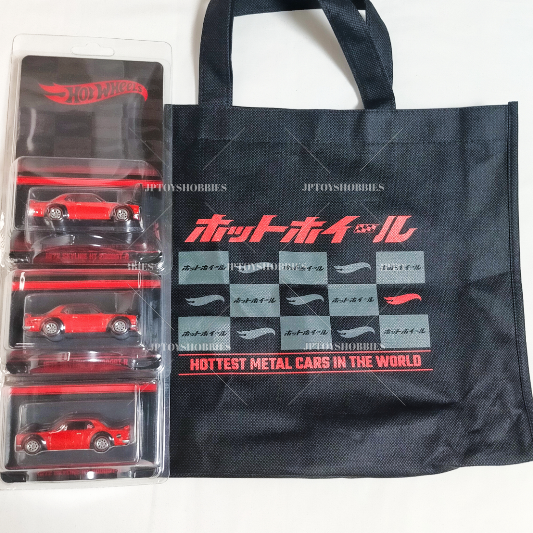 HOT WHEELS 2023 JAPAN CONVENTION 1972 Skyline HT 2000GT-R Set of 3 with Bag【HWL999】