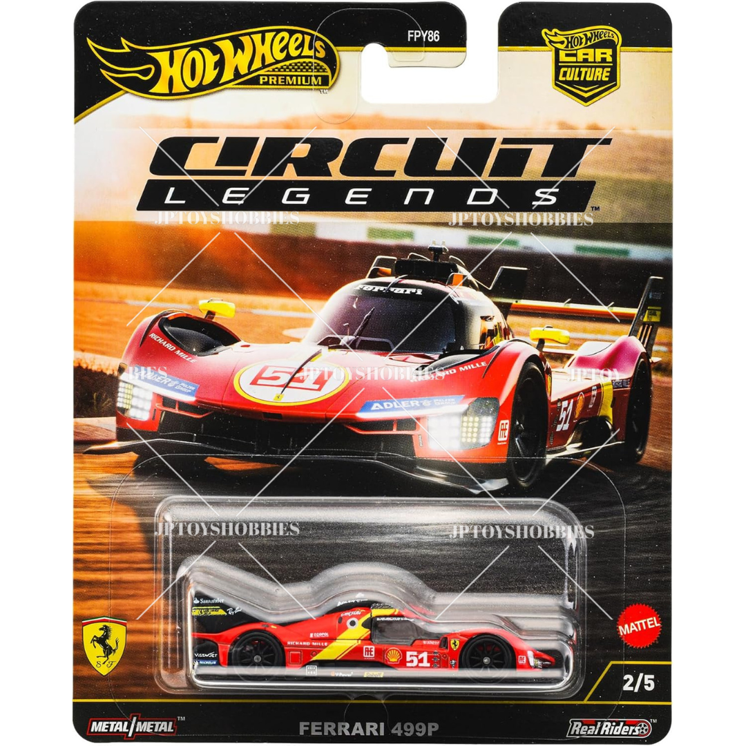 PSL 2025 Hot Wheels Premium Car Culture Circuit Legends Mix - Complete Set of 5
