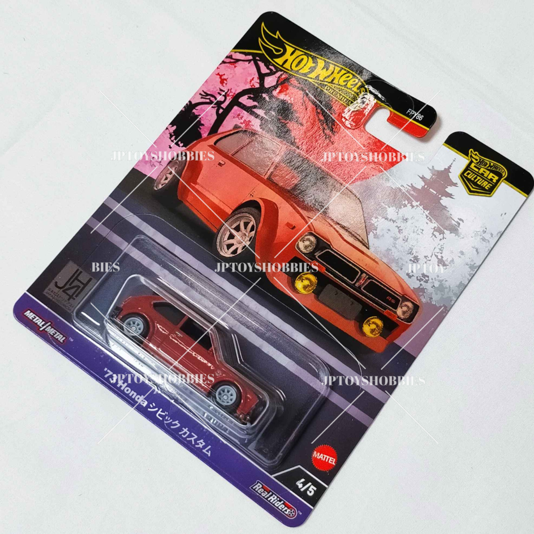 Hot Wheels Car Culture Japan Historics 4 ’73 HONDA CIVIC CUSTOM【HJH004】