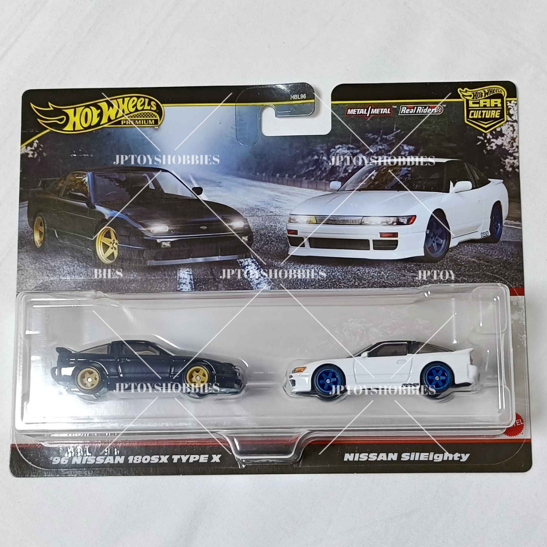Hot Wheels 2 Pack '96 Nissan 180SX Type X / Nissan SilEighty【H2P020】
