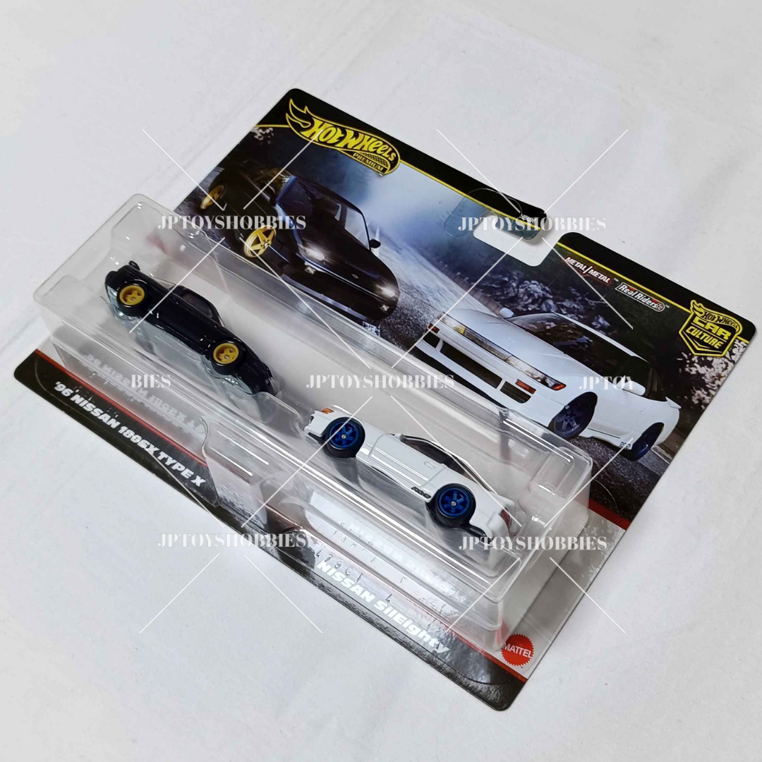 Hot Wheels 2 Pack '96 Nissan 180SX Type X / Nissan SilEighty【H2P020】