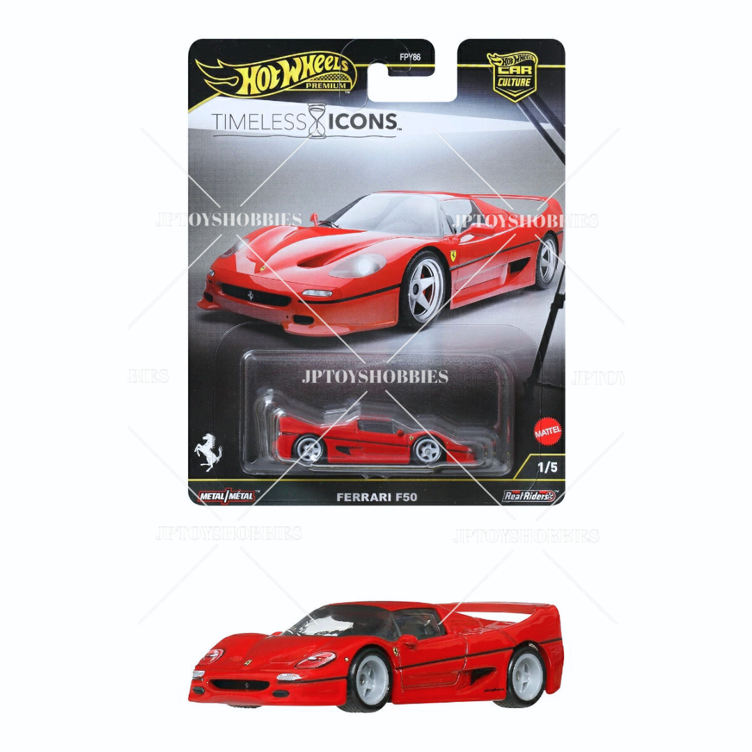 PSL 2025 Hot Wheels Premium Car Culture Timeless Icons Ferrari F50【HTI001】
