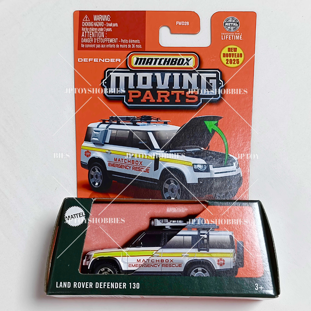 Matchbox Moving Parts Assortment - Set of 8 / FWD28-985D【MBX016】