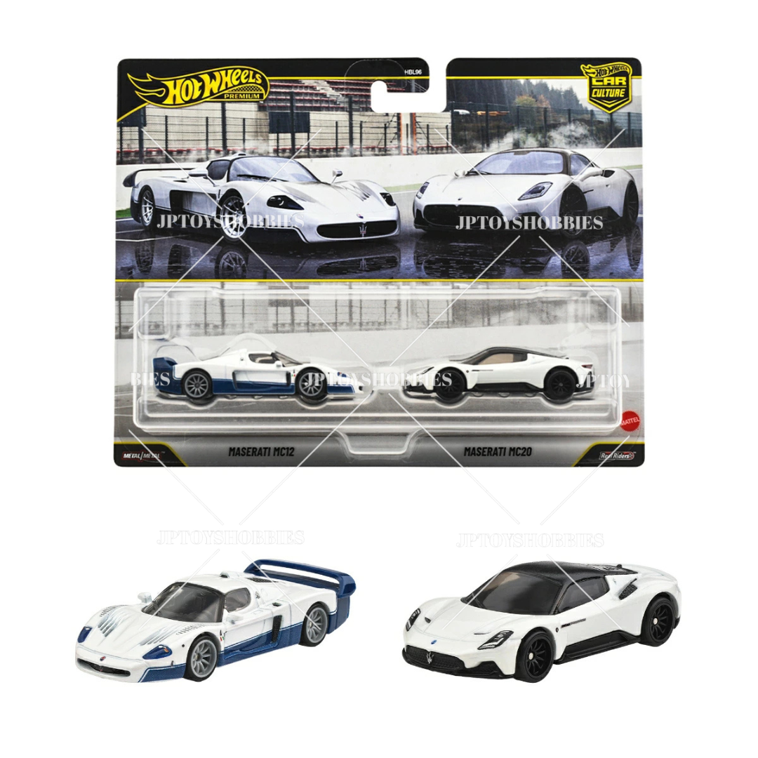 PRE-ORDER Hot Wheels Premium 2 Pack Maserati MC12 / Maserati MC20【H2P037】