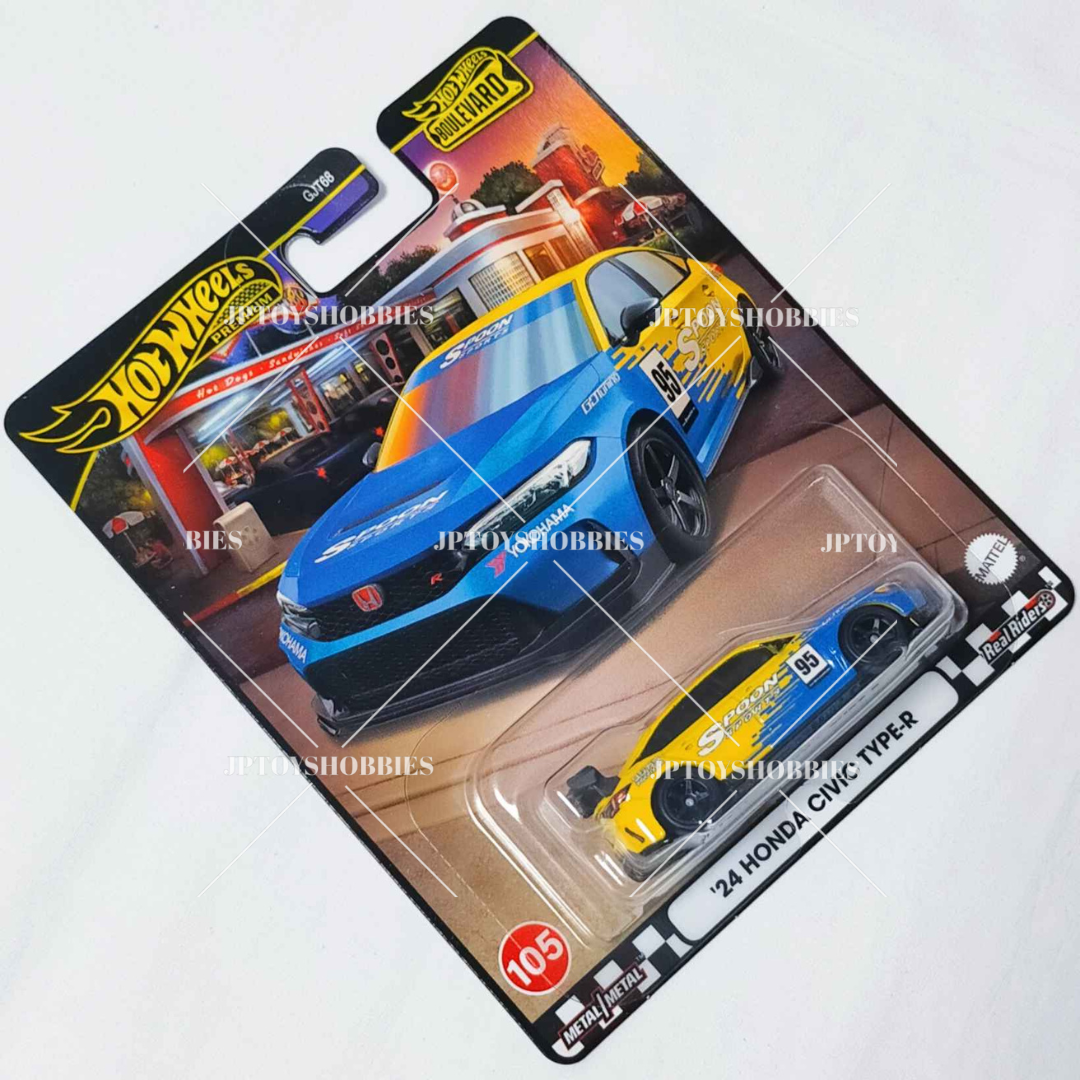 Hot Wheels Premium Boulevard ’24 HONDA CIVIC TYPE-R【HBV017】