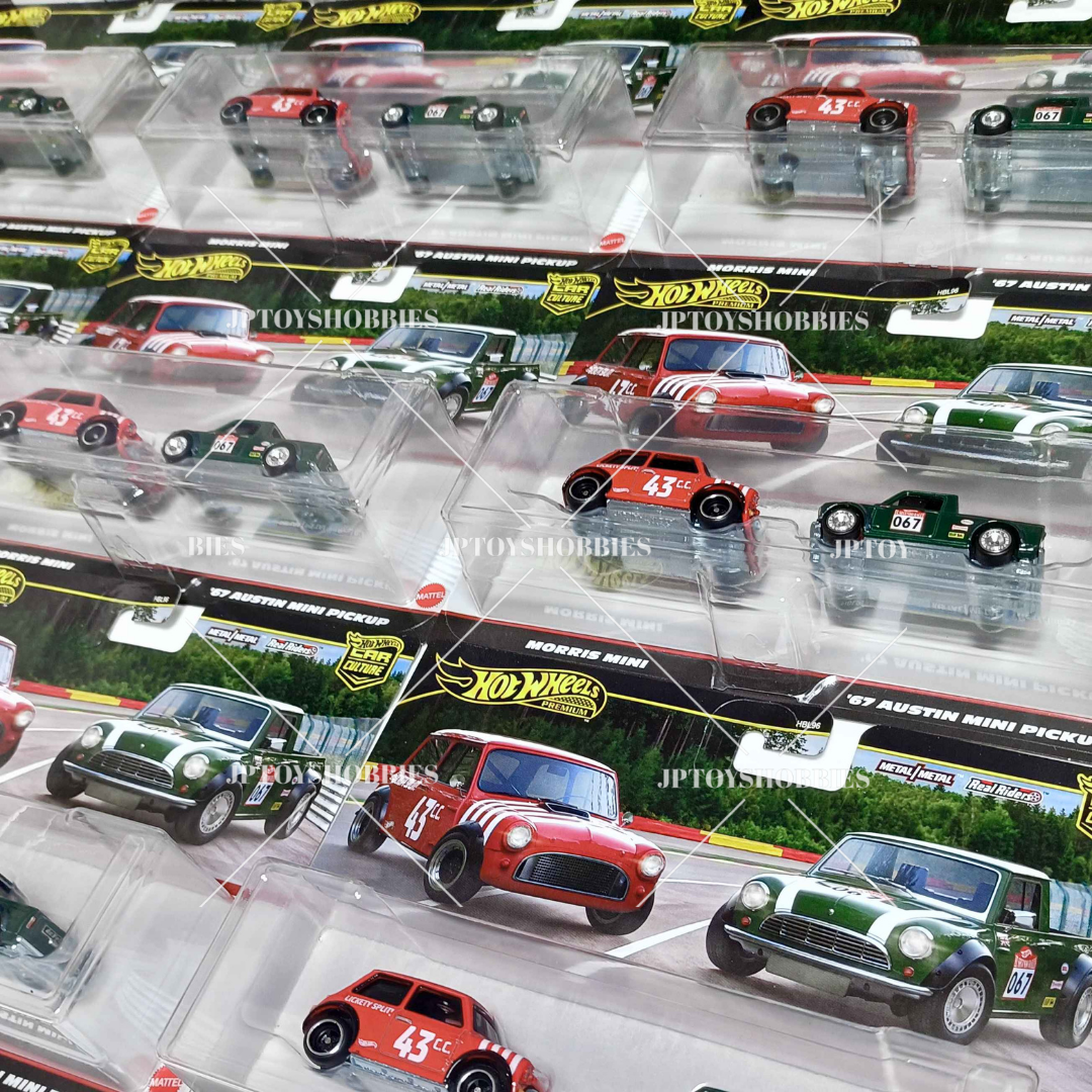 Hot Wheels 2 Pack Morris Mini / '67 Austin Mini Pickup【H2P021】