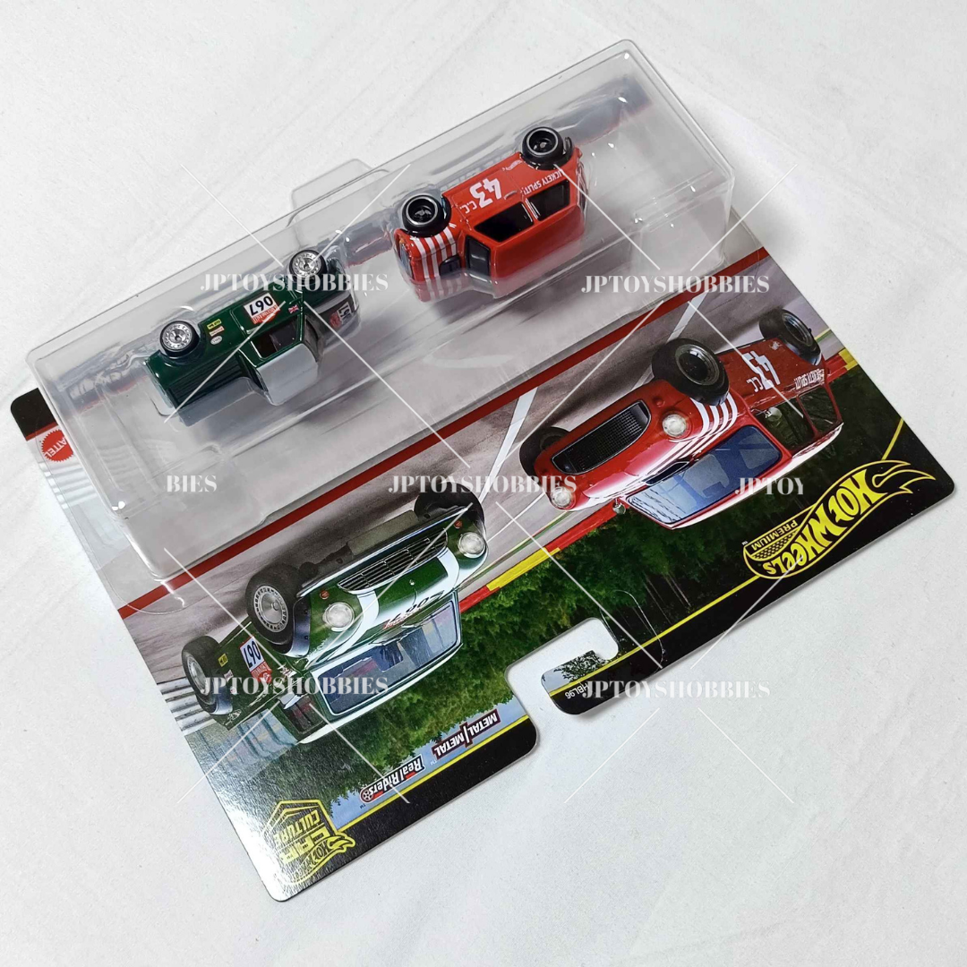 Hot Wheels 2 Pack Morris Mini / '67 Austin Mini Pickup【H2P021】