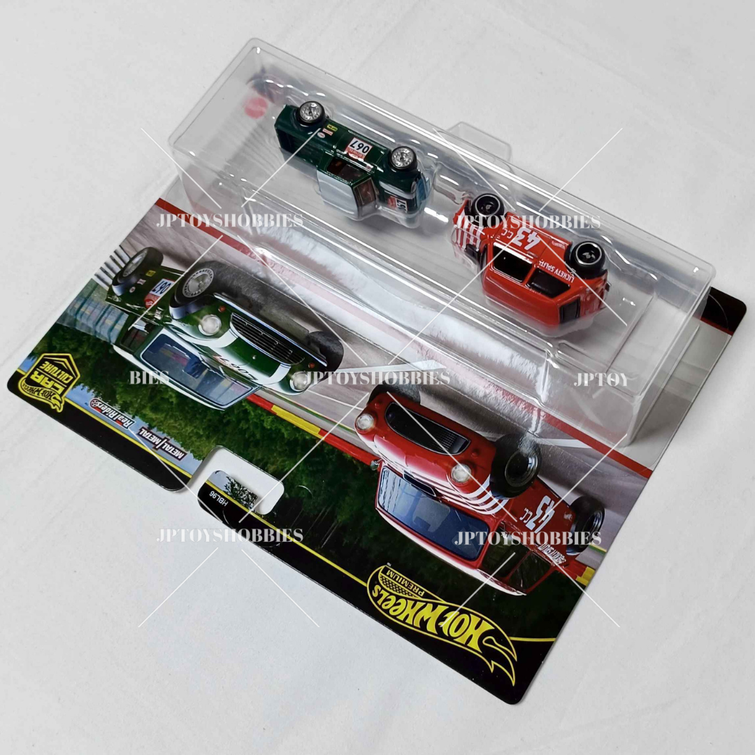 Hot Wheels 2 Pack Morris Mini / '67 Austin Mini Pickup【H2P021】