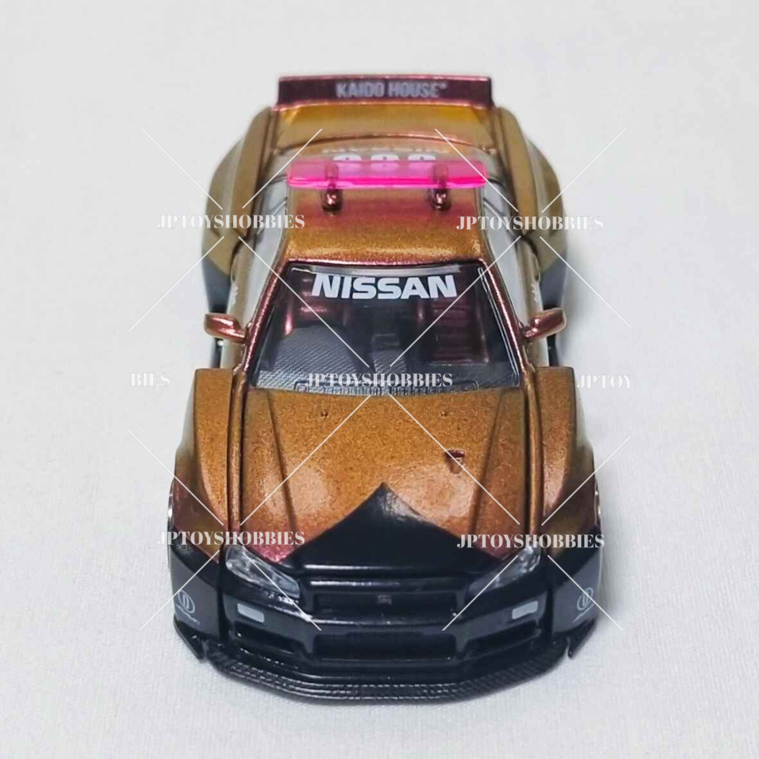 Kaido House Mini GT Nissan GT-R R34 Kaido Works V2 Aero Police TOKYO EXCLUSIVE【KHL001】