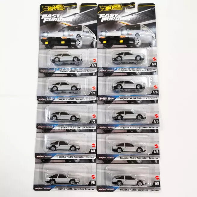 Hot Wheels FAST& FURIOUS A Case Toyota AE86 Sprinter Trueno【HFF002】
