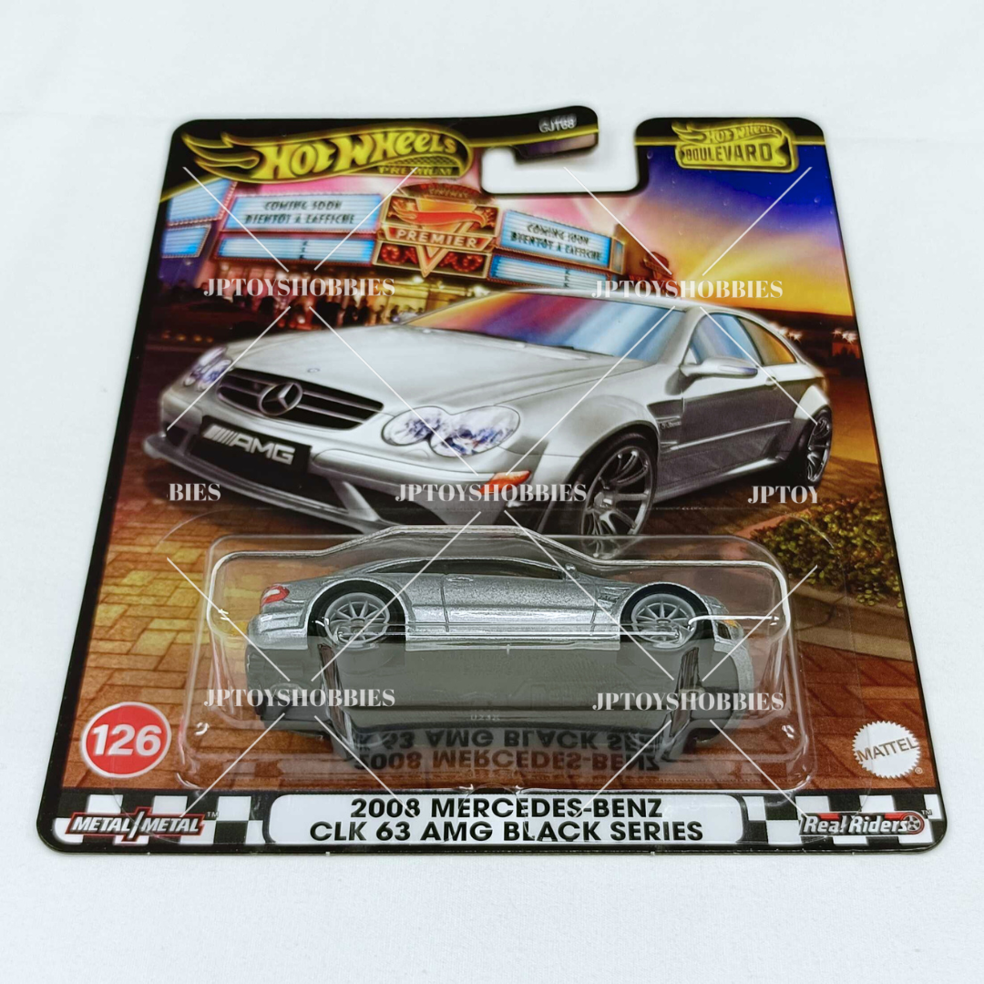 Hot Wheels Premium Boulevard 2008 Mercedes-Benz CLK 63 AMG Black Series【HBV041】