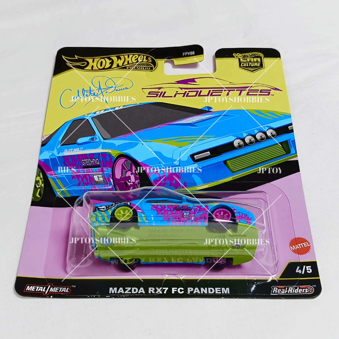 ミニカー Hot Wheels Silhouettes Mazda rx-7 FC Hot Wheels Silhouettes Mazda RX-7 FC Pandem Blue 4/5 | RDDC