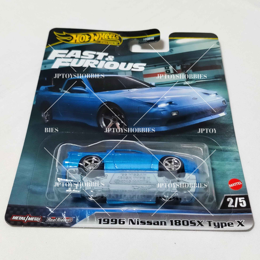 Hot Wheels Premium FAST & FURIOUS 1996 Nissan 180SX Type X【HFF020】