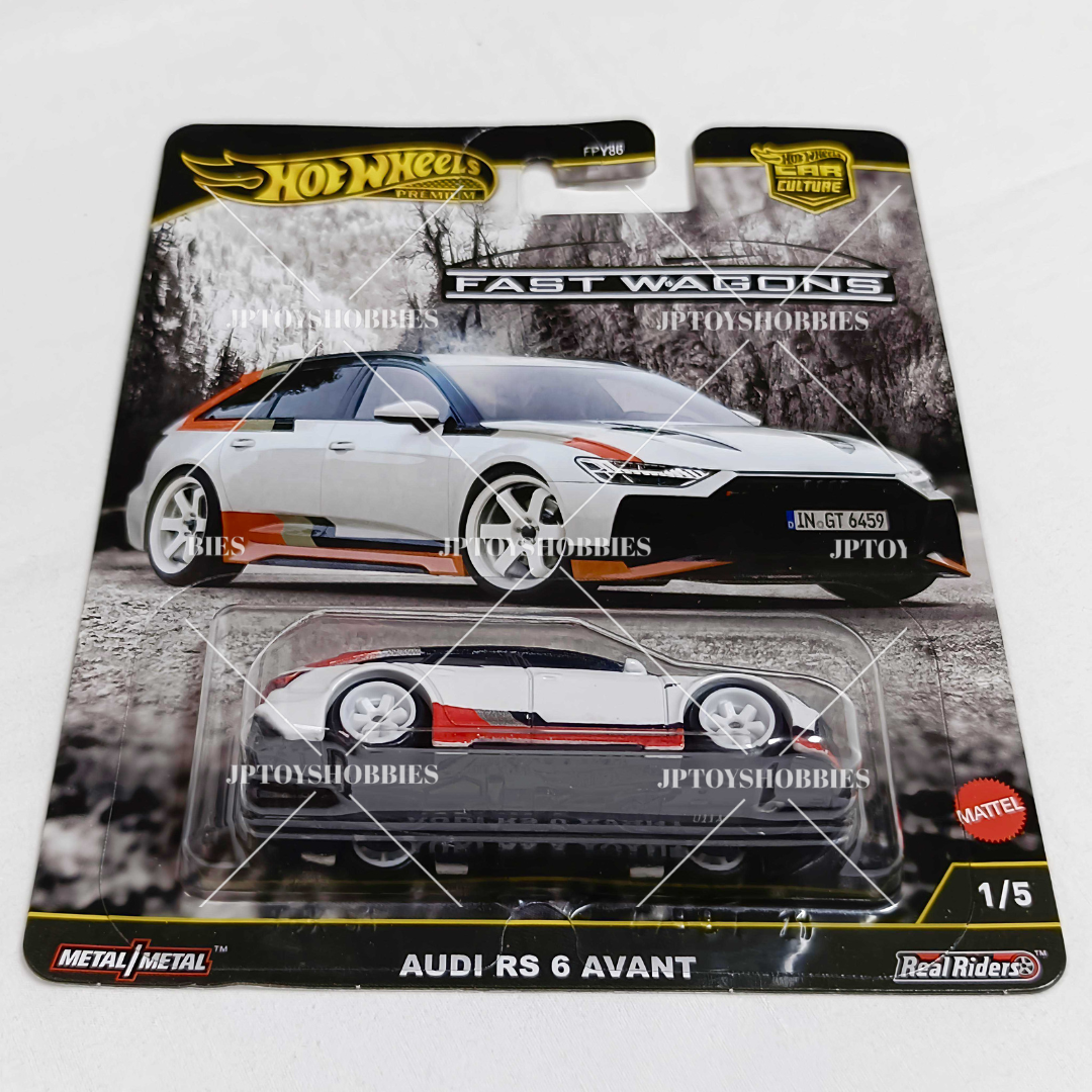 Hot Wheels Premium Car Culture Fast Wagons Audi RS 6 Avant【HFW001】